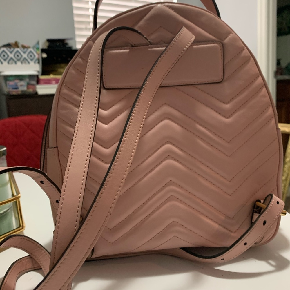 Gucci Women's Pink GG Marmont Leather - Picture 4 of 6